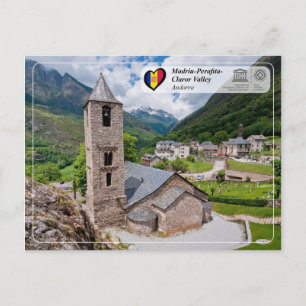 Cartão Postal WHS da UNESCO - Madriu-Perafita-Claror Valley