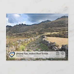 Cartão Postal WHS da UNESCO - Qhapaq Ñan, Sistema de Estradas A