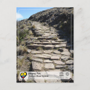 Cartão Postal WHS da UNESCO - Qhapaq Ñan, Sistema de Estradas A