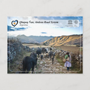 Cartão Postal WHS da UNESCO - Qhapaq Ñan, Sistema de Estradas An