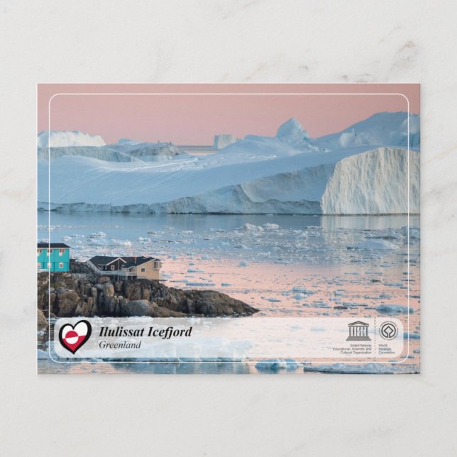 Cartão Postal WHS - Ilulissat Icefjord (Frente)