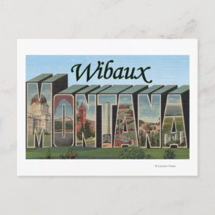 Cartão Postal Wibaux, Montana