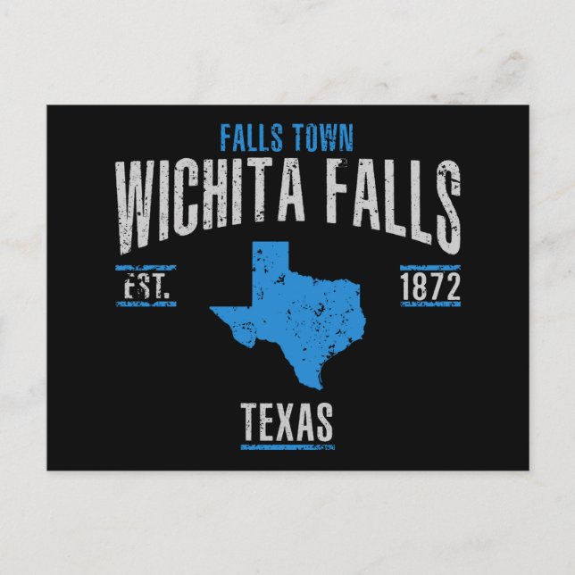 Cartão Postal Wichita Falls (Frente)