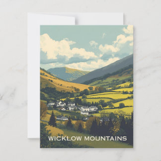 Cartão Postal Wicklow Mounts Irlanda