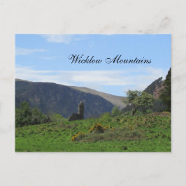 Cartão Postal Wicklow Mounts Irlanda Paisagem do País Irlandês