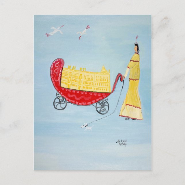 Cartão Postal Wiedergeburt (Frente)