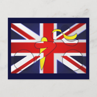 Cartão Postal Wiggins Tour De France Champions Yellow Jersey