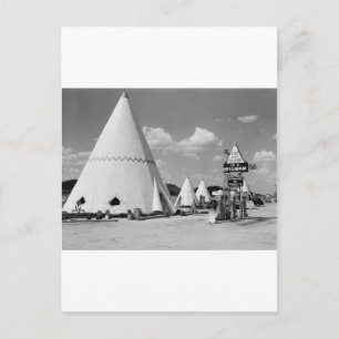 Cartão Postal Wigwam Village, Cave City, Kentucky: 1940