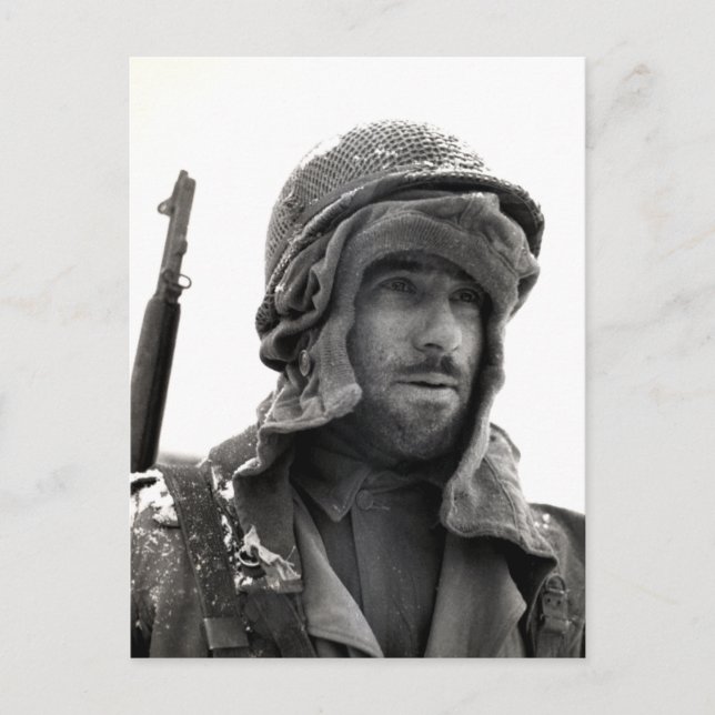 Cartão Postal WII American Infantryman (Frente)