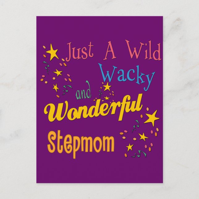 Cartão Postal Wild e Wacky Stepman (Frente)