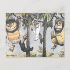 Cartão Postal Wild Things and Max Swinging From Trees