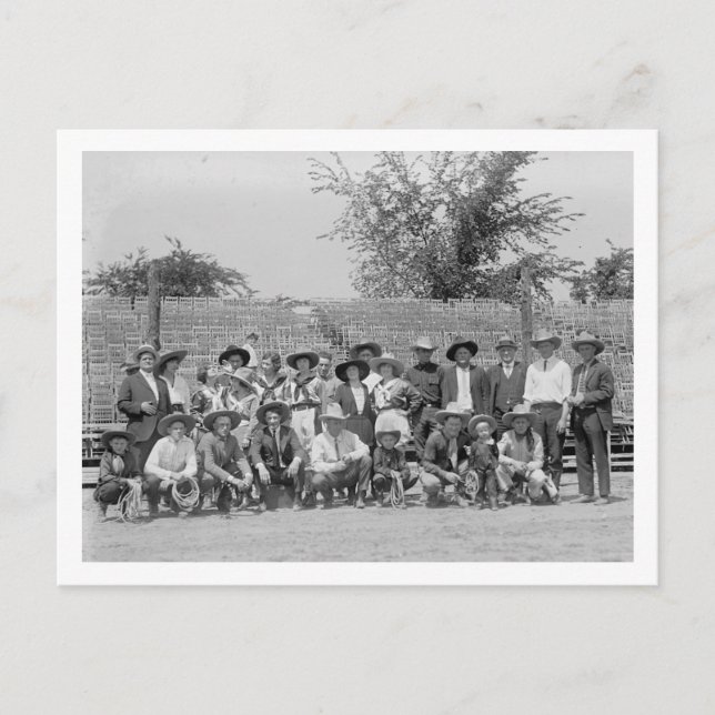 Cartão Postal Wild West Performance, 29/05/1923 (Frente)