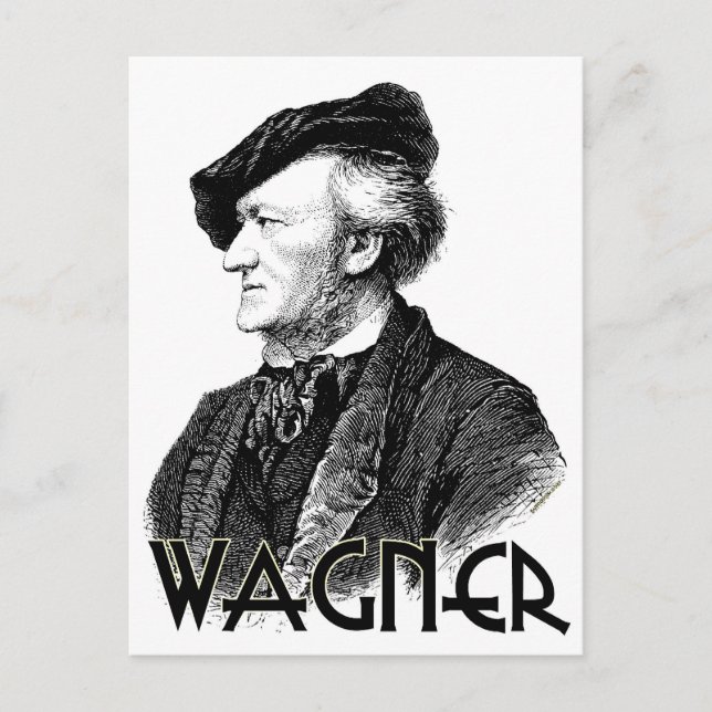 Cartão Postal Wilhelm Richard Wagner (Frente)