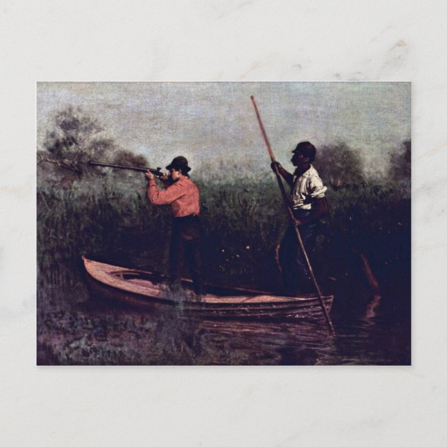 Cartão Postal Will Schuster E Blackman A Atirar (Frente)