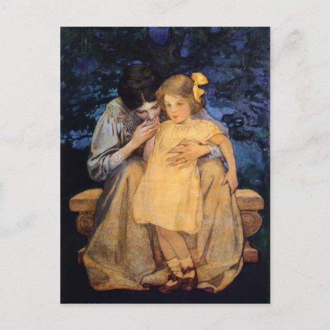 Cartão Postal Willcox's 'Mãe e Filho' (Frente)