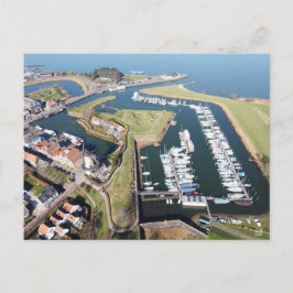 Cartão Postal Willemstad in Nederland met moderne haven.