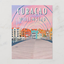 Cartão Postal Willemstad : la beauté colorée de Curaçao