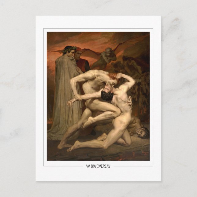Cartão Postal William-Adolphe Bouguereau #12 - Arte Fina (Frente)