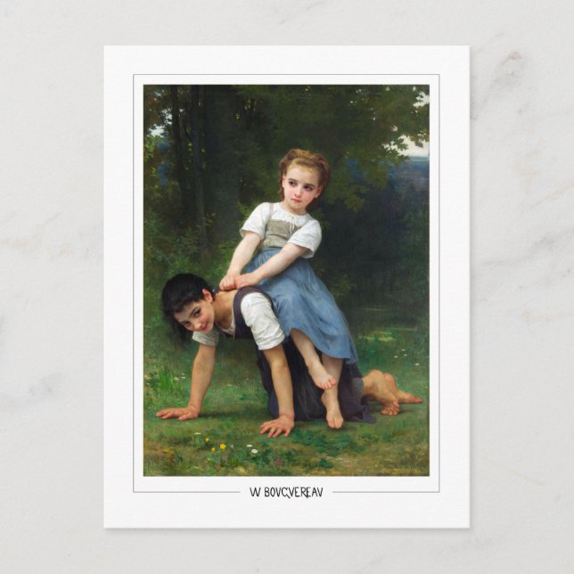 Cartão Postal William-Adolphe Bouguereau #192 - Belas Artes (Frente)