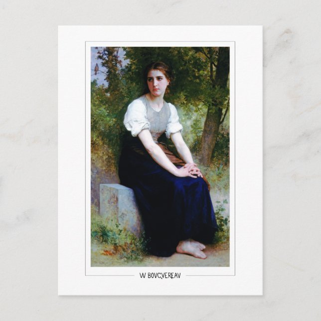 Cartão Postal William-Adolphe Bouguereau #193 - Belas Artes (Frente)