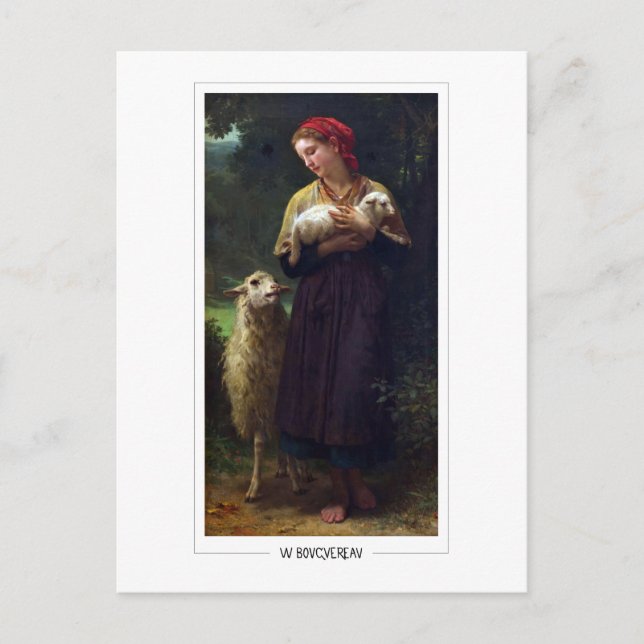 Cartão Postal William-Adolphe Bouguereau #23 - Belas Artes (Frente)