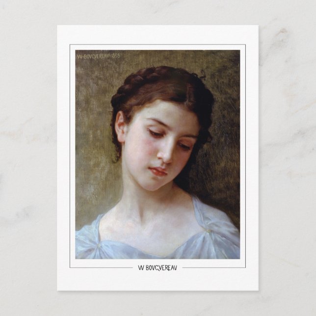 Cartão Postal William-Adolphe Bouguereau #24 - Belas Artes (Frente)