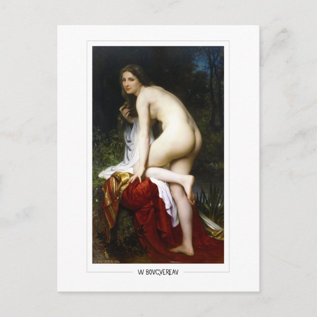 Cartão Postal William-Adolphe Bouguereau #2 - Arte Fina (Frente)