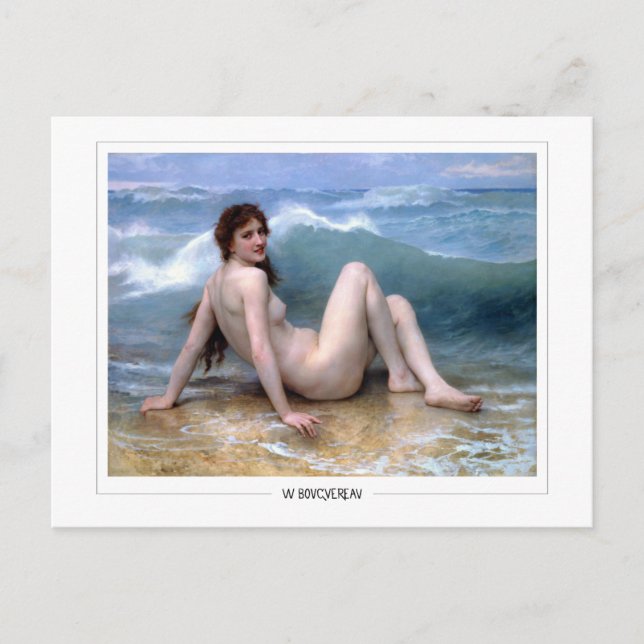 Cartão Postal William-Adolphe Bouguereau #323 - Arte Fina (Frente)