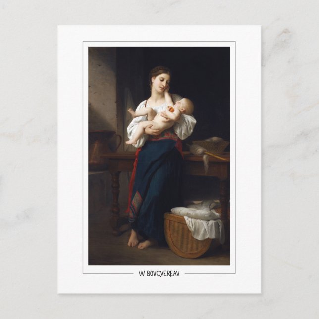 Cartão Postal William-Adolphe Bouguereau #59 - Belas Artes (Frente)