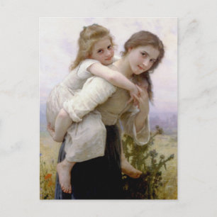 Cartão Postal William Adolphe Bouguereau Art