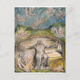 Cartão Postal William Blake: Ilustração a L`I