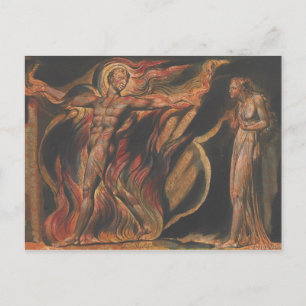 Cartão Postal William Blake - Jerusalém, Plate 26, Tais visões