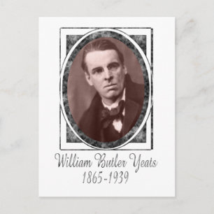 Cartão Postal William Butler Yeats