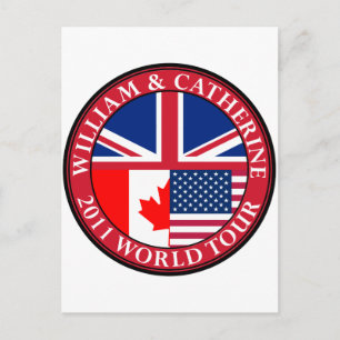 Cartão Postal William e Catherine