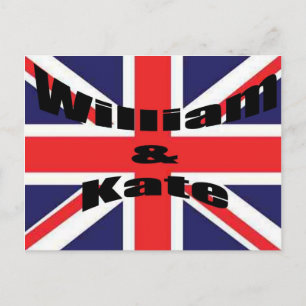 Cartão Postal William e Kate