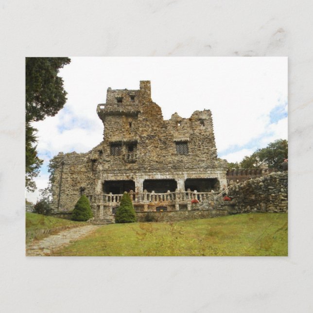 Cartão Postal William Gillette Castle Postcard (Frente)