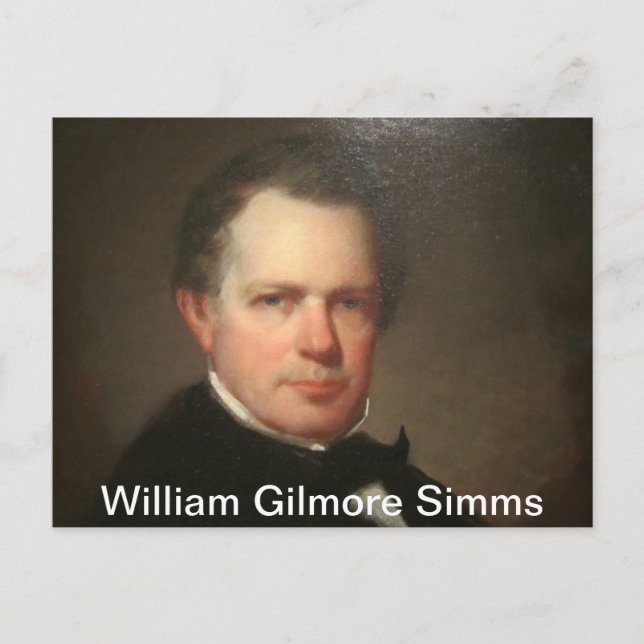 Cartão Postal William Gilmore Simms (Frente)