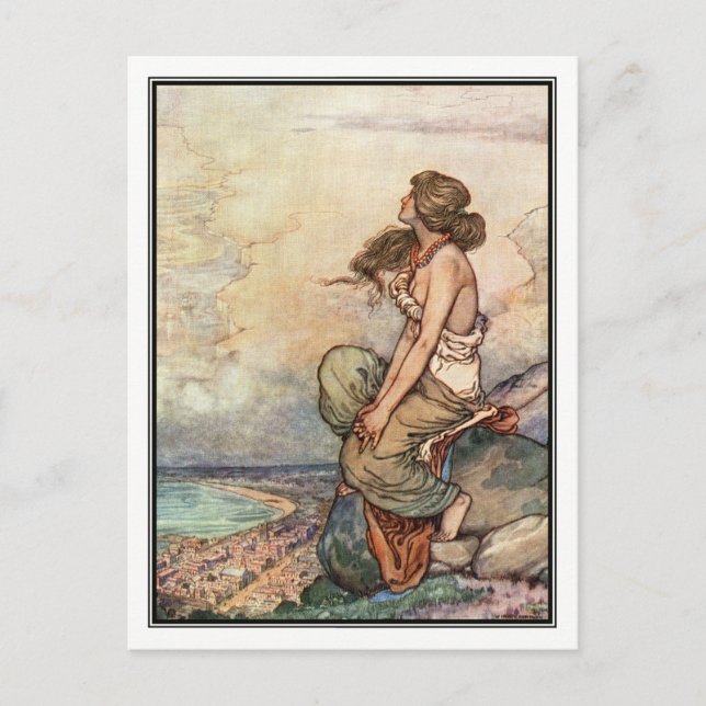 Cartão Postal William Heath Robinson - Uma canção dos Ingleses (Frente)