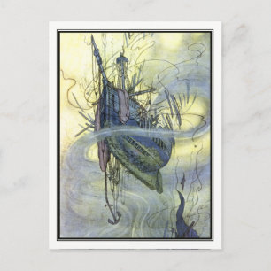 Cartão Postal William Heath Robinson - Vintage Shipreck