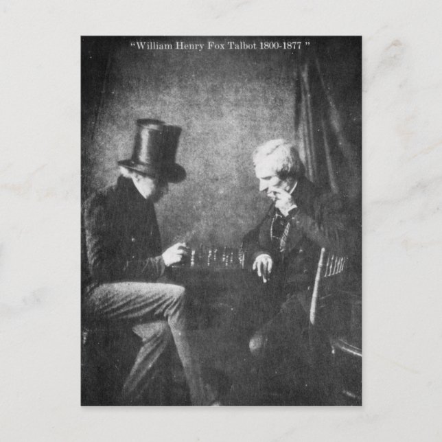 Cartão Postal William Henry Fox Talbot (Frente)