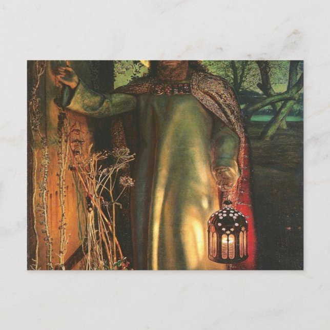 Cartão Postal William Holman Caça A Luz Do Mundo (Frente)