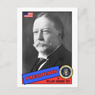 Cartão Postal William Howard Taft Baseball Card
