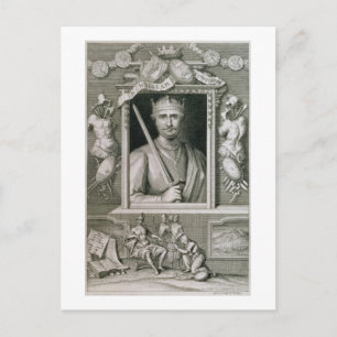 Cartão Postal William I o Conquistador (1027-87) Rei da Inglater