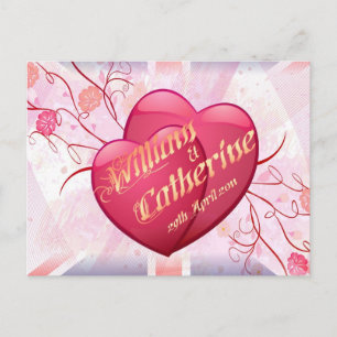 Cartão Postal William & Kate Royal Wedding Souvenir