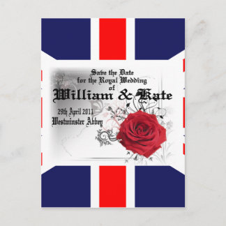 Cartão Postal William & Kate Royal Wedding Souvenir