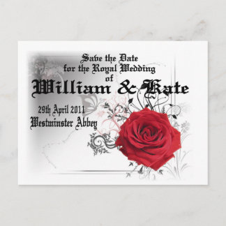 Cartão Postal William & Kate Royal Wedding Souvenir