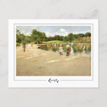 William Merritt Chase #346 - Cartão-postal de arte