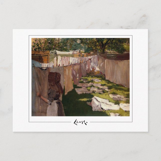 Cartão Postal William Merritt Chase #53 - Cartão-postal de arte (Frente)