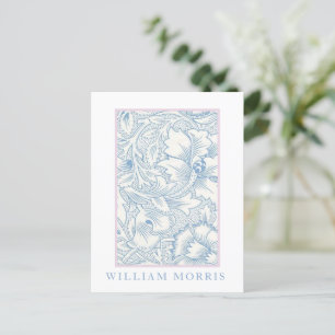 Cartão Postal William Morris - Art Nouveau Blue Acanthus