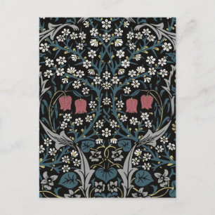 Cartão Postal William Morris Blackthorn Floral Art Nouveau